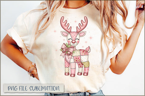 Retro Pink Christmas PNG Bundle Sublimation Shetara Begum 