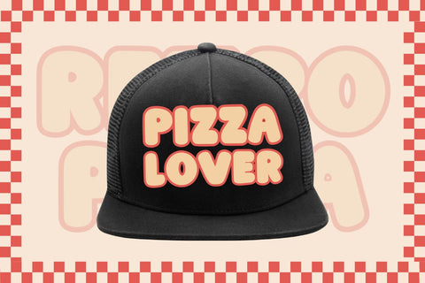 Retro Pizza - Retro Food Display Font Font Masyafi Studio 