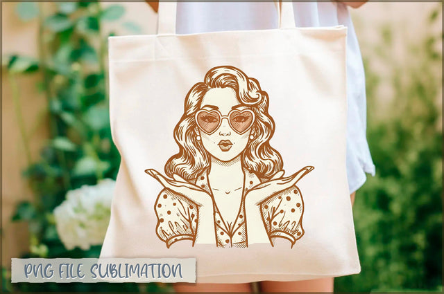 Retro Sassy woman Tote Bag Sublimation Shetara Begum 