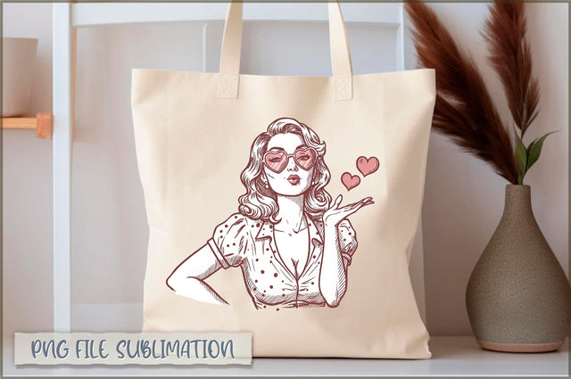 Retro Sassy woman Tote Bag Sublimation Shetara Begum 