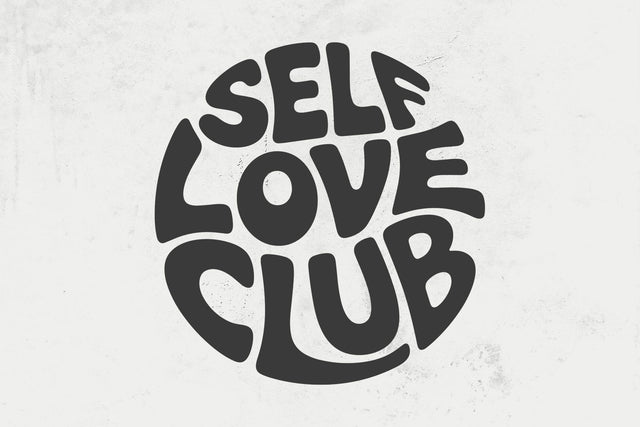 Retro Self Love Club SVG: Groovy PNG Design SVG DesignDestine 