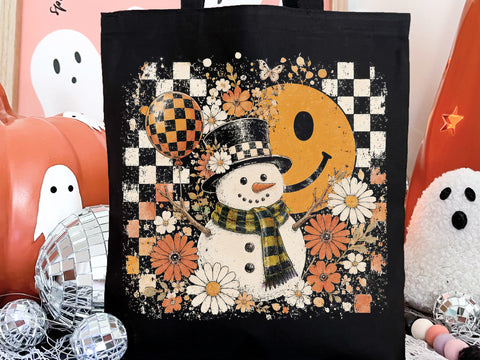 Retro Smiley Pumpkin Ghost PNG Bundle SVG DesignDestine 