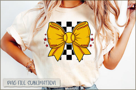 Retro Softball Coquette PNG Sublimation Shetara Begum 