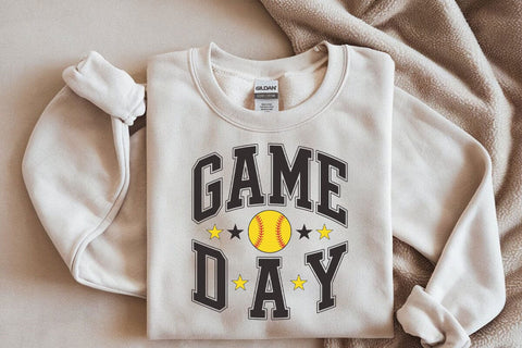 Retro Softball Game Day Design SVG DesignDestine 