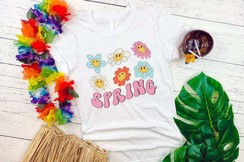 Retro Spring PNG Sublimation Design Sublimation CraftLabSVG 