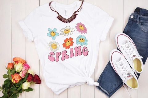 Retro Spring PNG Sublimation Design Sublimation CraftLabSVG 