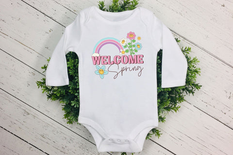 Retro Spring Sublimation, Welcome Spring Sublimation CraftLabSVG 