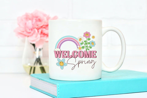 Retro Spring Sublimation, Welcome Spring Sublimation CraftLabSVG 