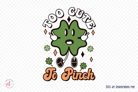 Retro St. Patrick's Day Sublimation PNG Sublimation CraftLabSVG 