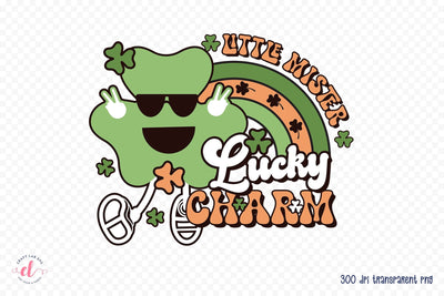 Retro St Patrick's Day Sublimation PNG Sublimation CraftLabSVG 