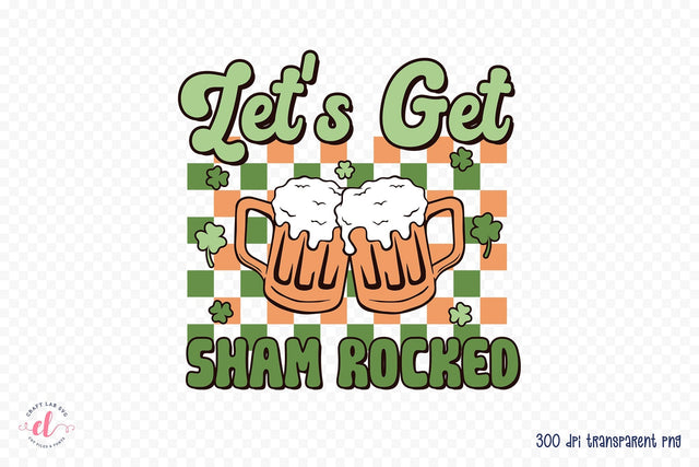 Retro St. Patrick's Day Sublimation Sublimation CraftLabSVG 
