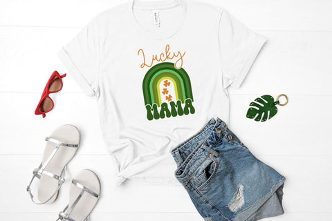 Retro St. Patrick's Day SVG - Lucky Mama SVG CraftLabSVG 