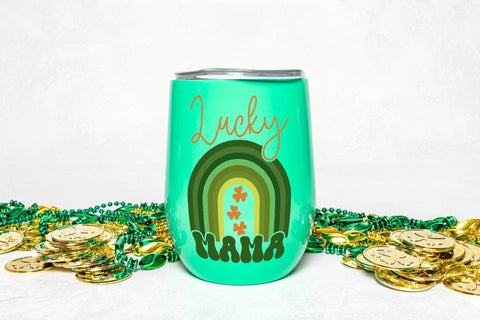 Retro St. Patrick's Day SVG - Lucky Mama SVG CraftLabSVG 