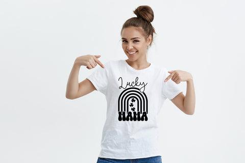 Retro St. Patrick's Day SVG - Lucky Mama SVG CraftLabSVG 