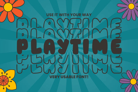 Retro Stacked Font Dm Letter Studio 