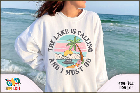 Retro Summer Beach PNG Bundle Sublimation Shetara Begum 