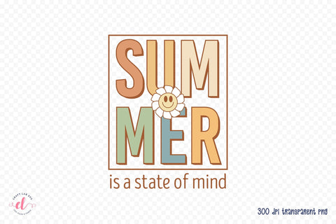 Retro Summer is a State of Mind Sublimation Sublimation CraftLabSVG 