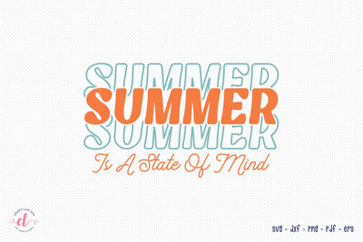Retro Summer is a State of Mind SVG SVG CraftLabSVG 