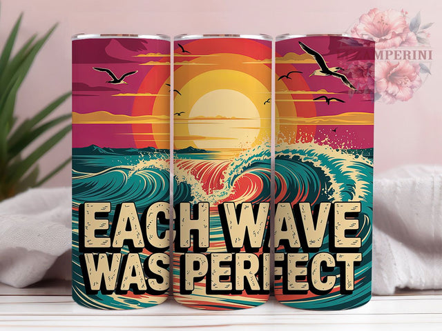 Retro Surf Wave 20oz Tumbler, Surfing Quote Wrap, Ocean Wave Design, Beach Sublimation PNG, 20oz Tumbler Wrap, Coastal Lifestyle Sublimation, Tropical Surf Wrap Sublimation Li Zamperini 