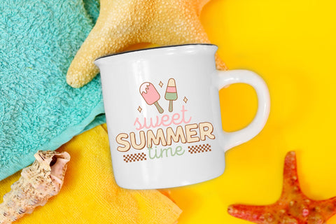 Retro Sweet Summer Time PNG Sublimation Sublimation CraftLabSVG 