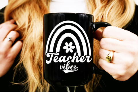 Retro Teacher Bundle SVG PNG, Teacher Appreciation Svg, Back To School Svg, Teacher Life Svg, First Day Of School Svg, Cricut Files SVG Creativeart88 