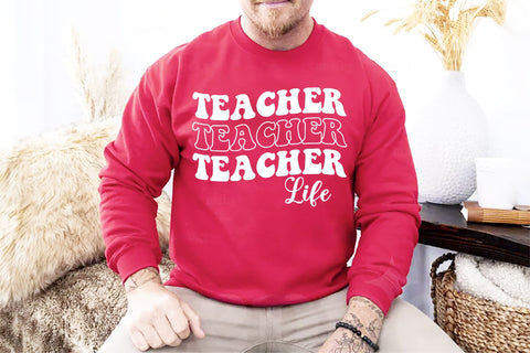 Retro Teacher Bundle SVG PNG, Teacher Appreciation Svg, Back To School Svg, Teacher Life Svg, First Day Of School Svg, Cricut Files SVG Creativeart88 