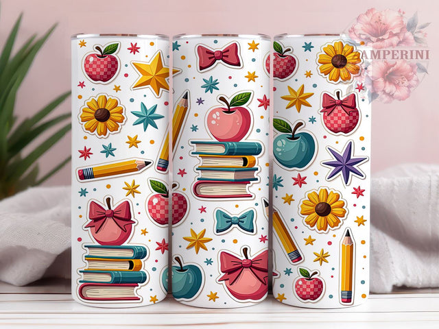 Retro Teacher Tumbler, Teacher Appreciation Gift, 20oz Tumbler Wrap, Sublimation Design, Vintage Teacher Art, Teacher Life Tumbler, Back to School Tumbler, Fun Teacher Gift Sublimation Li Zamperini 