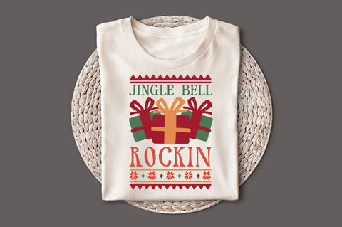 Retro Ugly Christmas Sweater SVG Design Bundle SVG Regulrcrative 