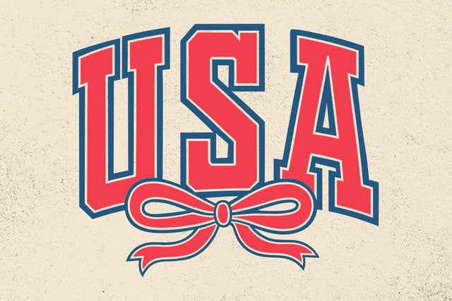 Retro USA Coquette Design: 4th of July Sublimation SVG DesignDestine 