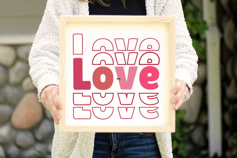 Retro Valentine Bundle SVG Regulrcrative 