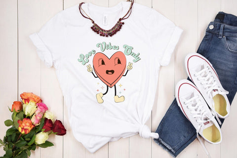 Retro Valentine PNG Sublimation Bundle Sublimation CraftLabSVG 