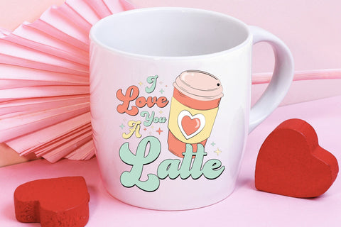 Retro Valentine PNG Sublimation Bundle Sublimation CraftLabSVG 