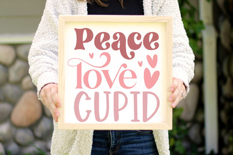 Retro Valentine svg Bundle SVG Regulrcrative 