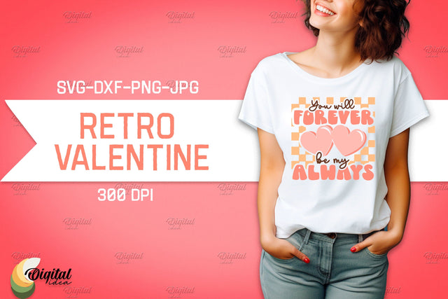 Retro Valentine SVG. Retro T Shirt Designs. Love SVG SVG Evgenyia Guschina 