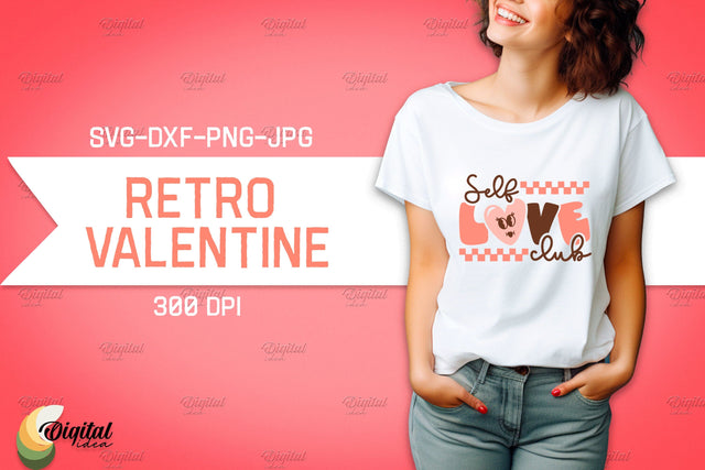 Retro Valentine SVG. Retro T Shirt Designs. Love SVG SVG Evgenyia Guschina 