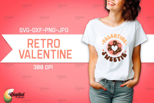 Retro Valentine SVG. Retro T Shirt Designs. Love SVG SVG Evgenyia Guschina 