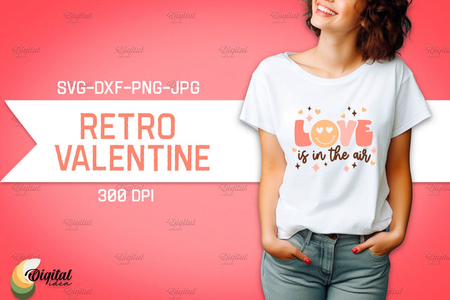 Retro Valentine SVG. Retro T Shirt Designs. Love SVG SVG Evgenyia Guschina 
