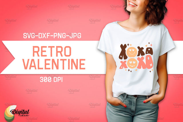 Retro Valentine SVG. Retro T Shirt Designs. Love SVG SVG Evgenyia Guschina 