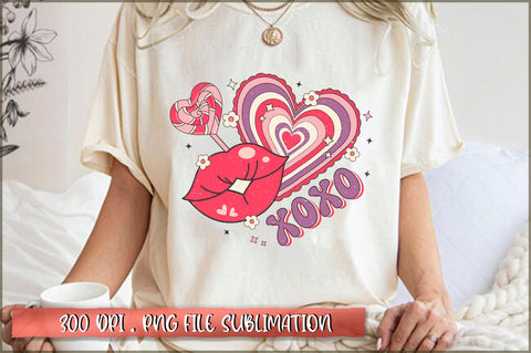Retro Valentine's Day Sublimation Bundle SVG Shetara Begum 