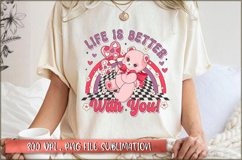 Retro Valentine's Day Sublimation Bundle SVG Shetara Begum 