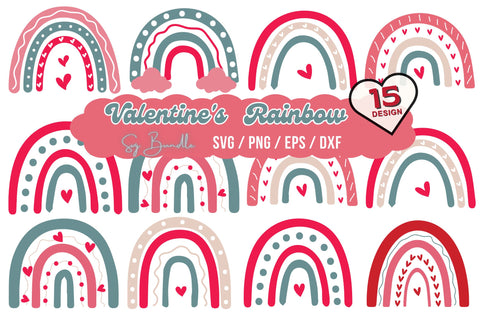 Retro Valentines Day SVG Bundle SVG Regulrcrative 