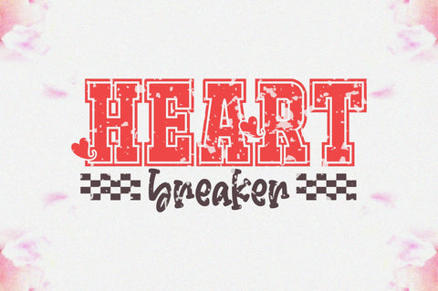 Retro Valentines Day SVG PNG, Heart Breaker Png, Retro Valentine Varsity Png, XOXO Png Shirt Design Png, Anti Valentine's Day Png files SVG Jagonath Roy 