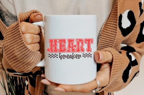 Retro Valentines Day SVG PNG, Heart Breaker Png, Retro Valentine Varsity Png, XOXO Png Shirt Design Png, Anti Valentine's Day Png files SVG Jagonath Roy 