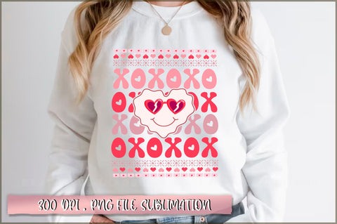 Retro Valentines Ugly Sweater Bundle Sublimation Shetara Begum 