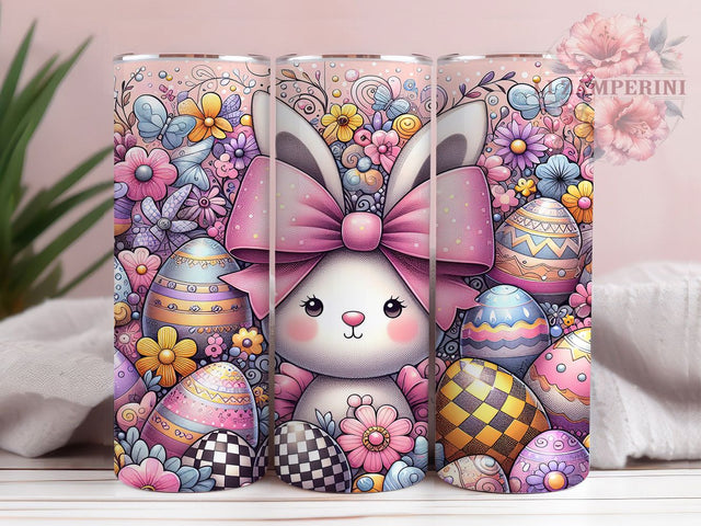 Retro Vintage Easter Bunny Tumbler, Vintage Easter Tumbler, Classic Bunny Wrap, Festive Bunny Wrap, Stylish 20oz Wrap, Sublimation Design, Trendy Gift Idea Sublimation Li Zamperini 