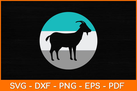 Retro Vintage Goat Svg Design SVG artprintfile 