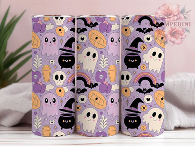 Retro Vintage Halloween Girl Ghost Tumbler, Cute Ghost Cup Wrap, 20Oz Sublimation Design, Vintage Spooky Drinkware, Pinup Halloween Coffee Cup, Retro Ghost Tumbler, Spooky Girl Mug Sublimation Li Zamperini 