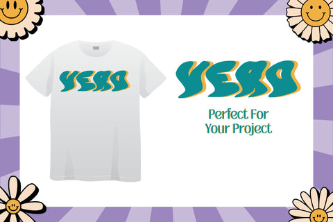 Retro Wave Font Dm Letter Studio 