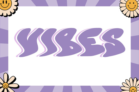 Retro Wave Font Dm Letter Studio 