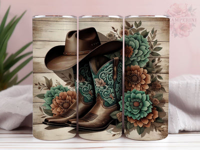 Retro Western 20oz Tumbler Wrap PNG, Cowboy Tumbler Png, Straight & Tapered Tumbler Wrap, Instant Digital Download Sublimation Li Zamperini 